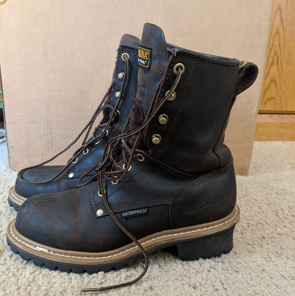 Carolina steel-toed boots